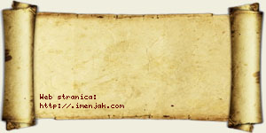 Jasmina Ubović vizit kartica